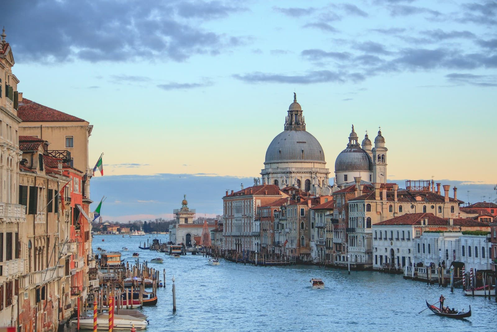 Venice Grand Canal at golden hour